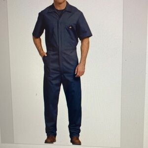 Dickies Men's Dark Blue Work Coverall Size XL Regular NWT Brand New